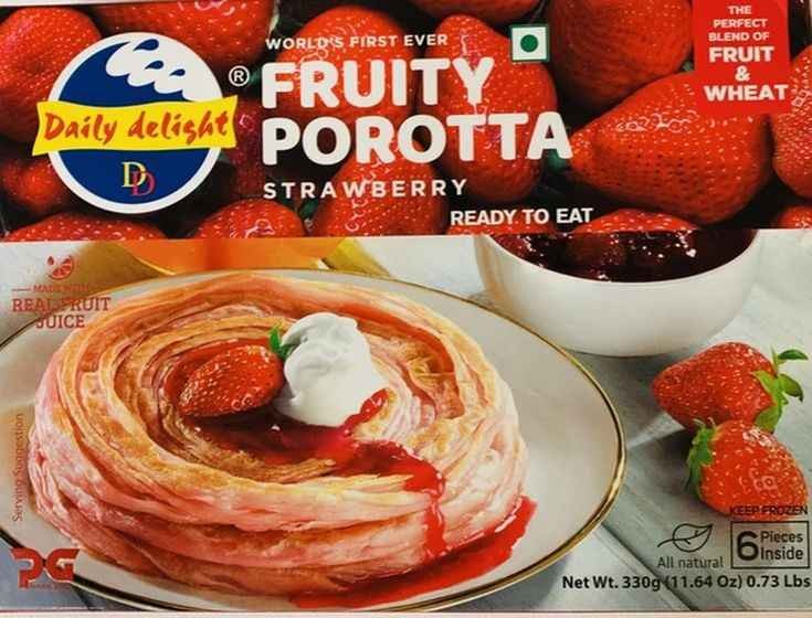 DELIGHT FRUITY STRAWBERRY POROTTA 330 GM