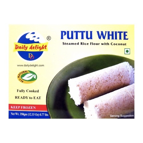 DAILY DELIGHT PUTTU WHITE FROZEN 350 GM