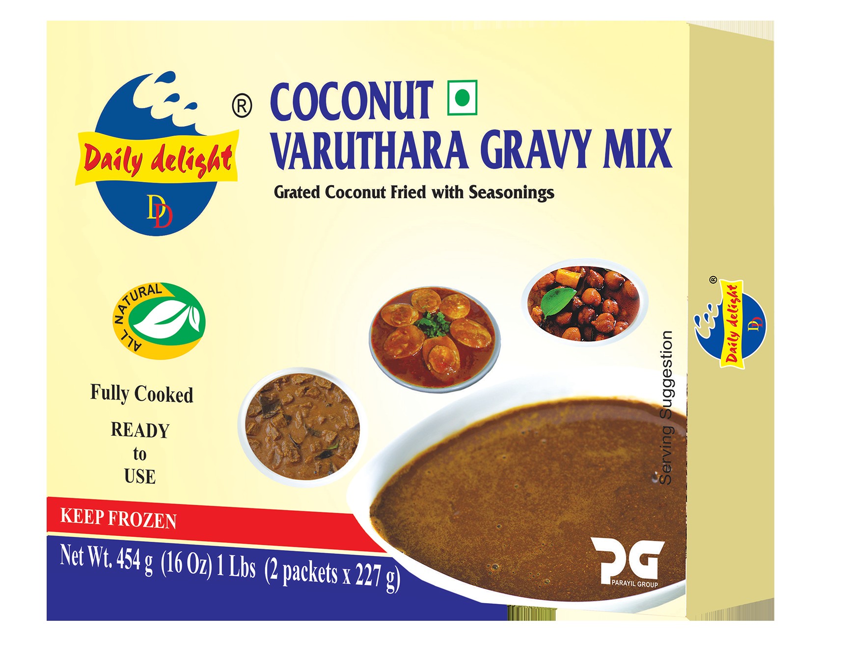DD COCONUT VARUTHARA 1 Lbs