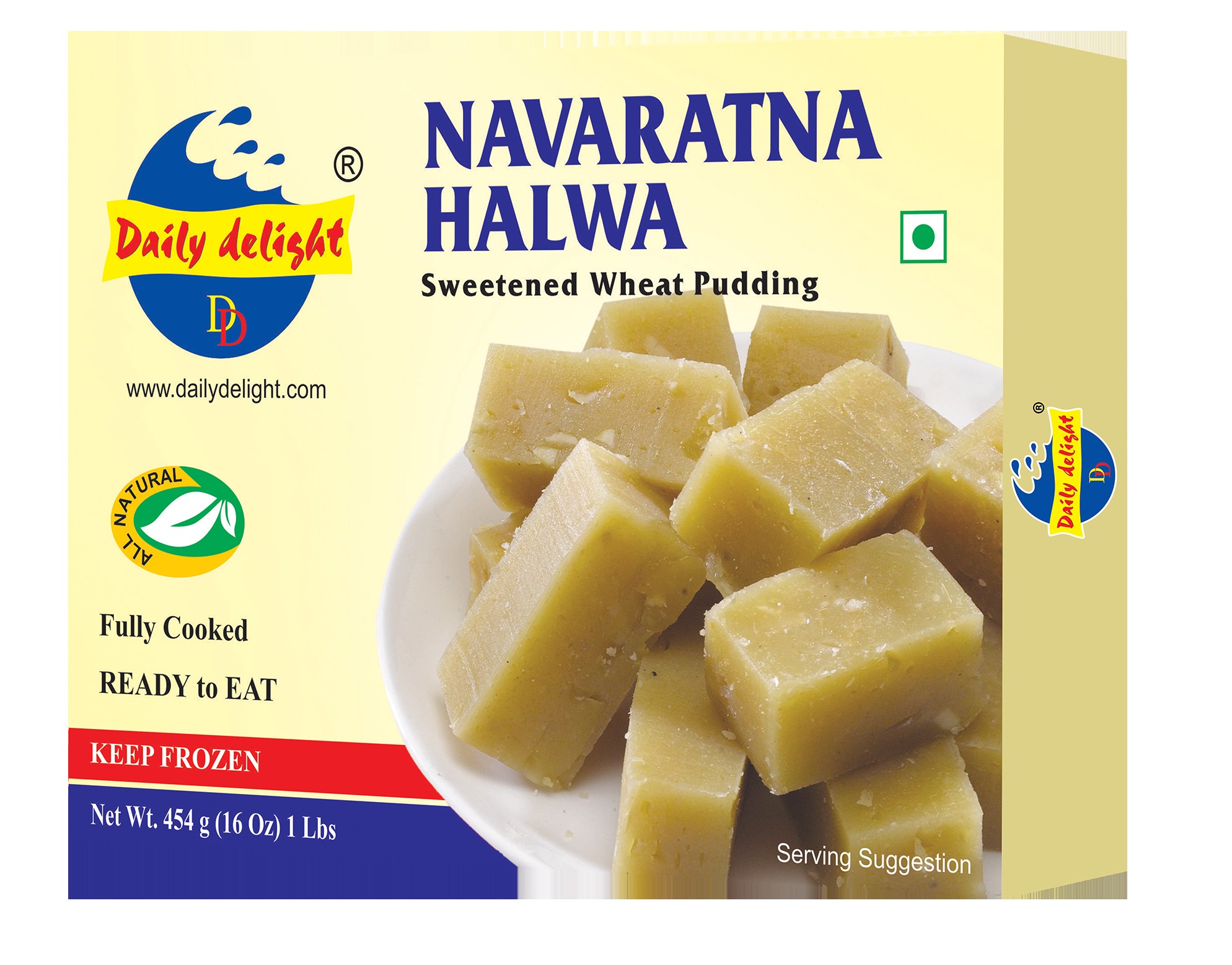 DD FRZ NAVARATHANA HALWA 454 GM