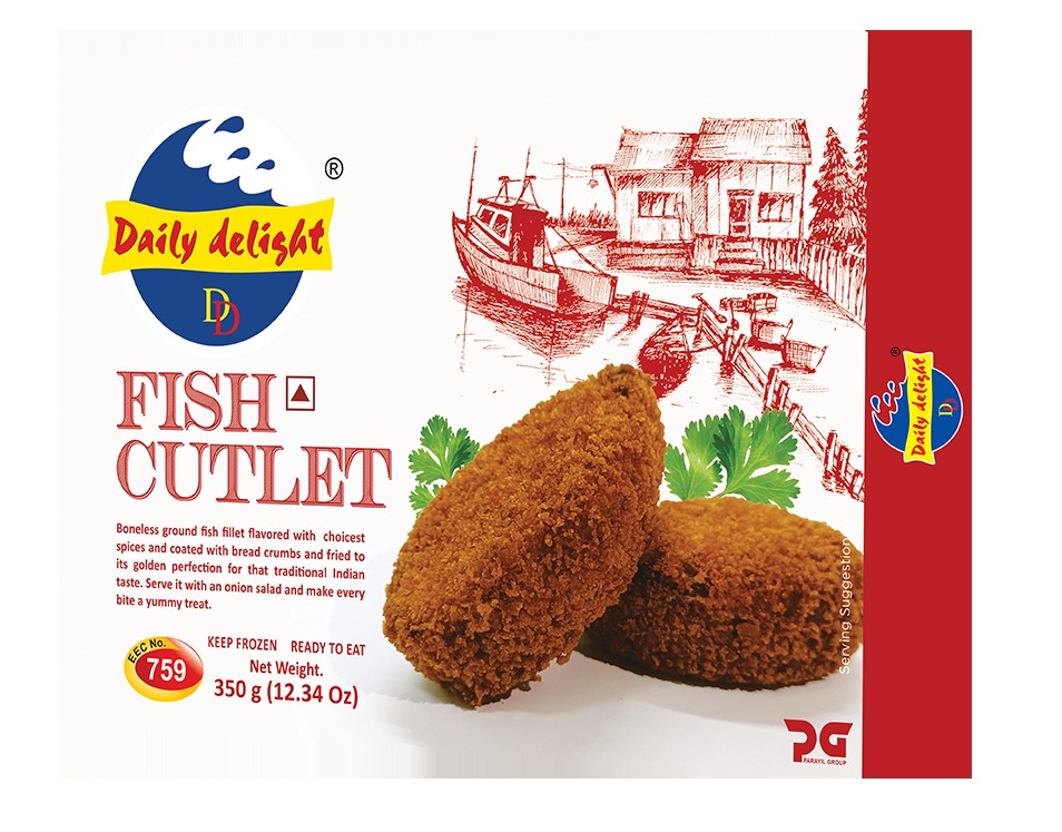 DAILY DELIGHT FISH CUTLET 350 GM
