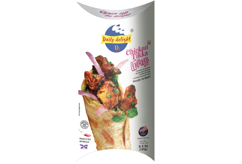 Dd Chicken Tikka Wrap 0.41 Lbs