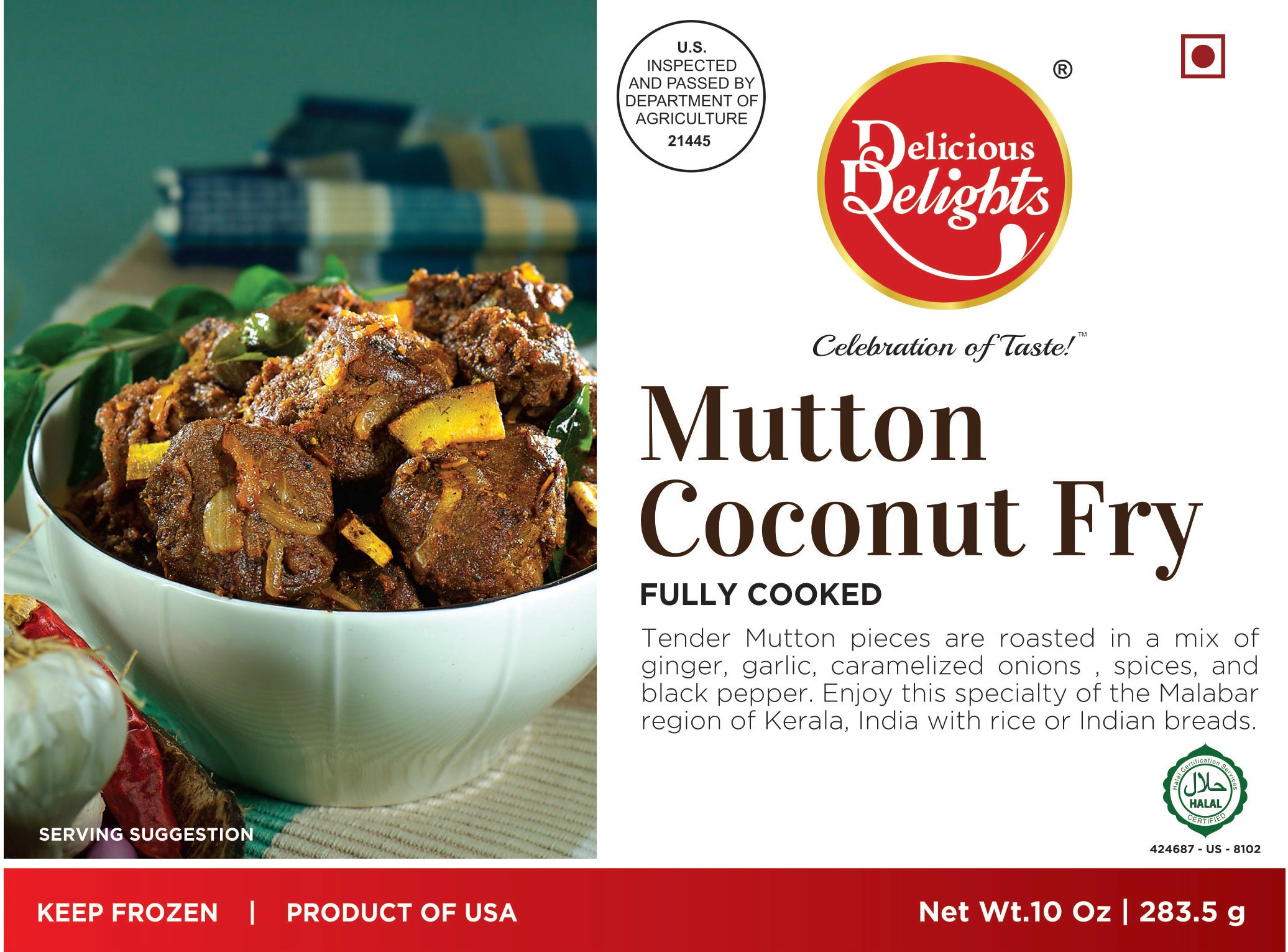 DD MUTTON COCONUT FRY 10 OZ