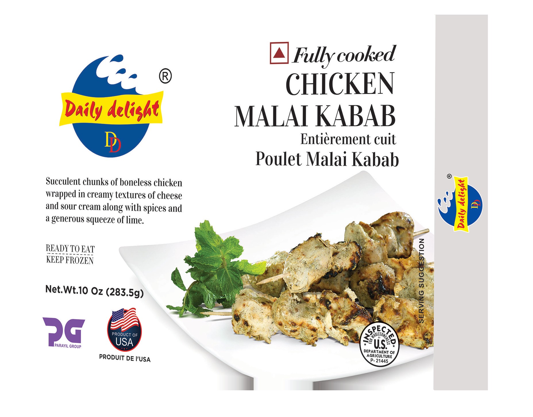 D.D. Chicken Malai Kabab 1 PACK