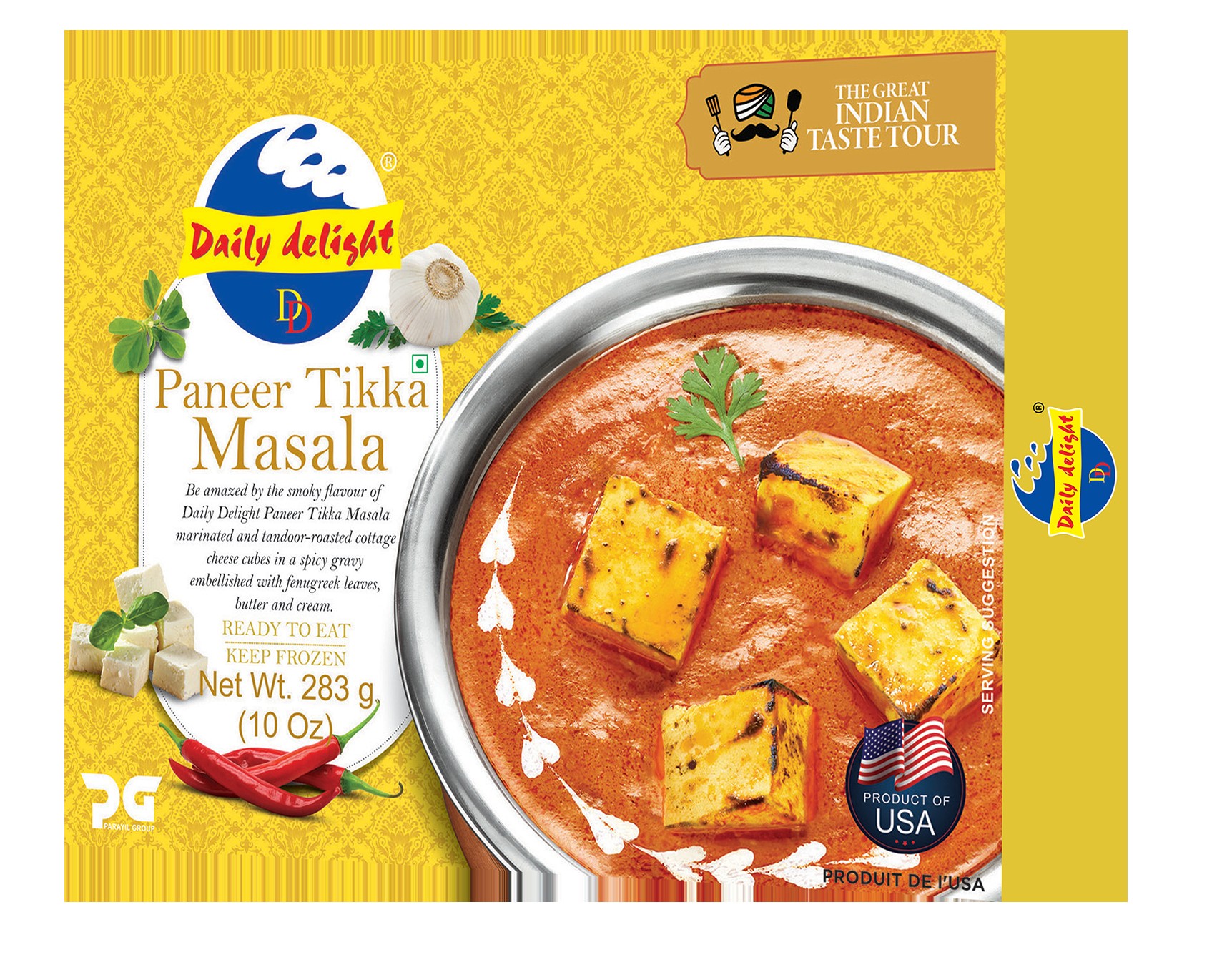 Daily Delight Paneer Tikka Masala 10 OZ