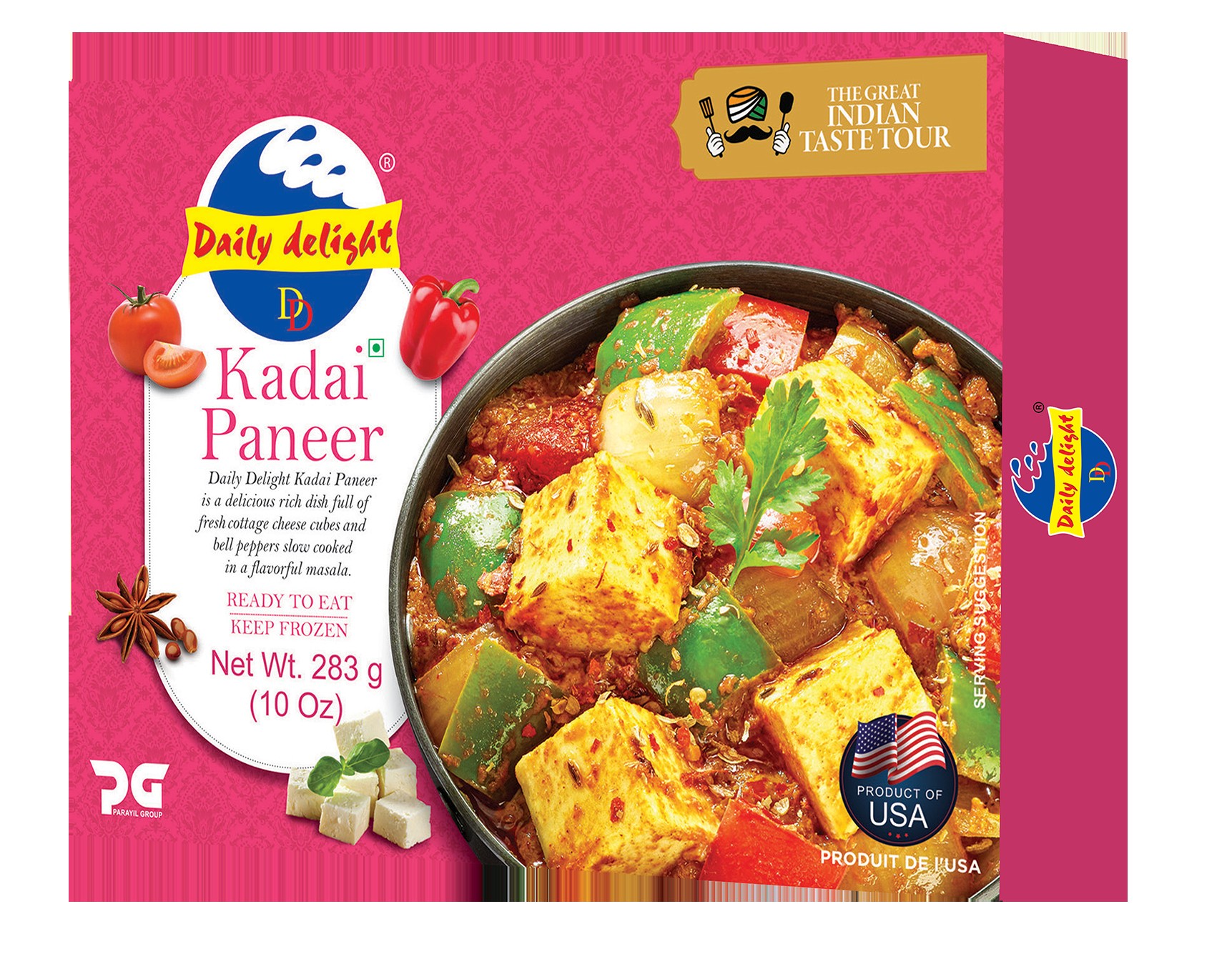DD FRZ KADAI PANEER 10 OZ