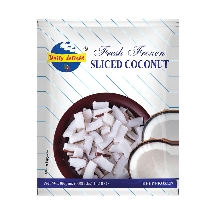 DAILY DELIGHT SLICED COCONUT 400 GM