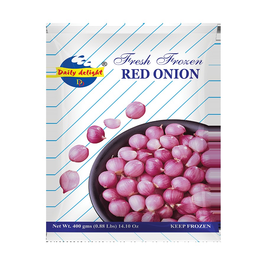 DAILY DELIGHT FROZEN RED ONIONS 0.88 Lbs