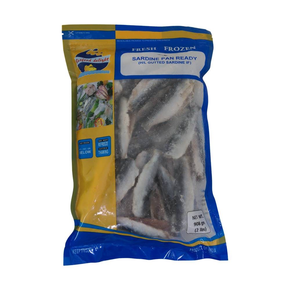 SEAFOOD DELIGHT SARDINES PAN READY 2 LBS