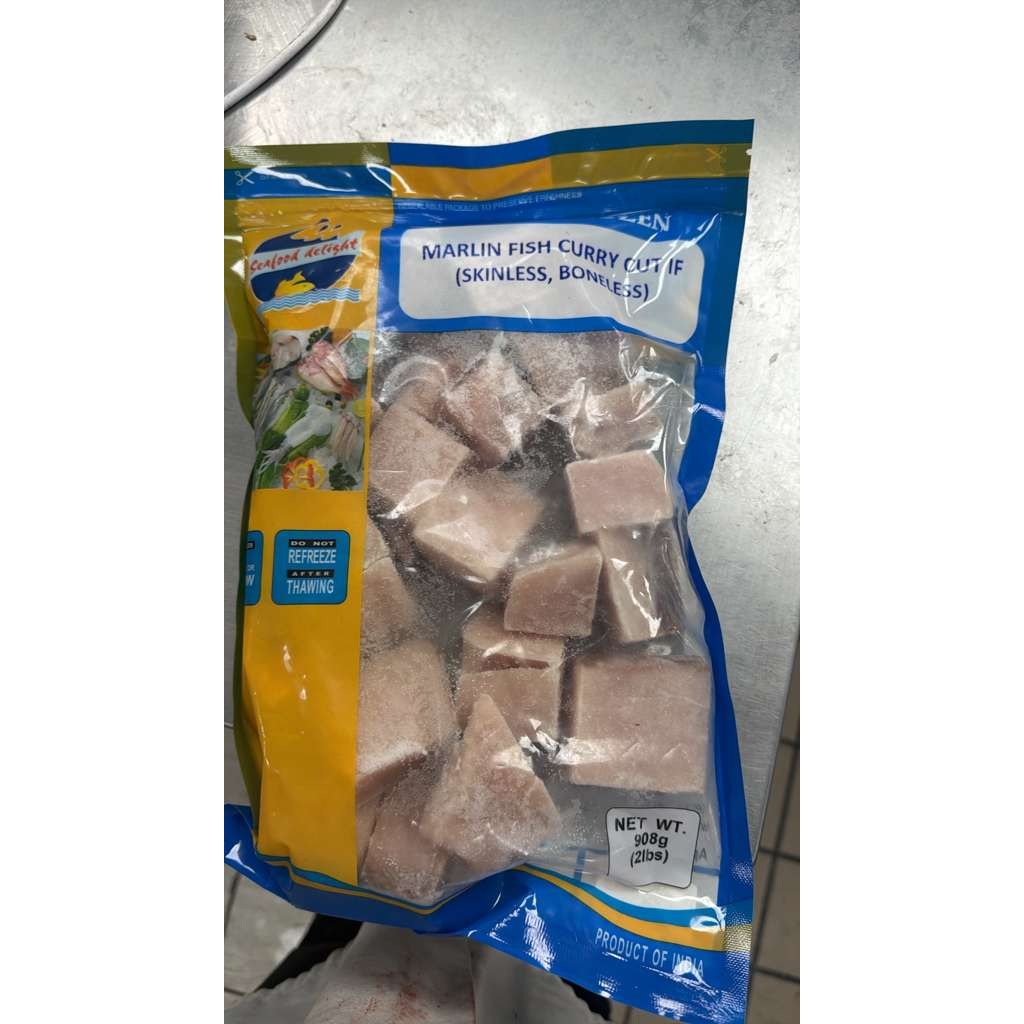 SEAFOOD DELIGHT MARLIN FISH CURRY CUT 2 LBS