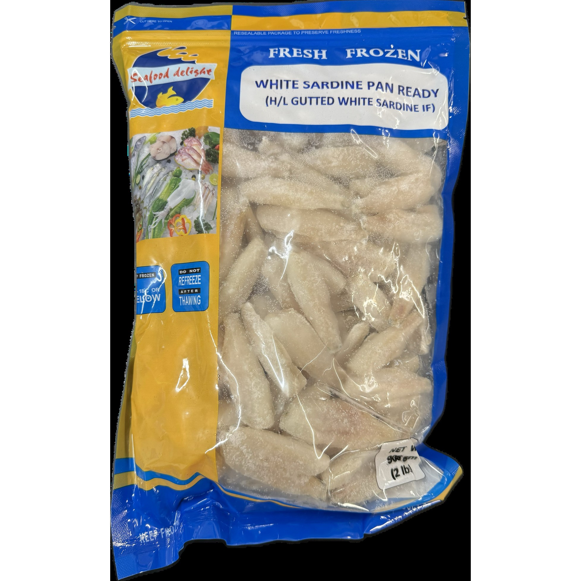 SEAFOOD DELIGHT WHITE SARDINE 2 LBS