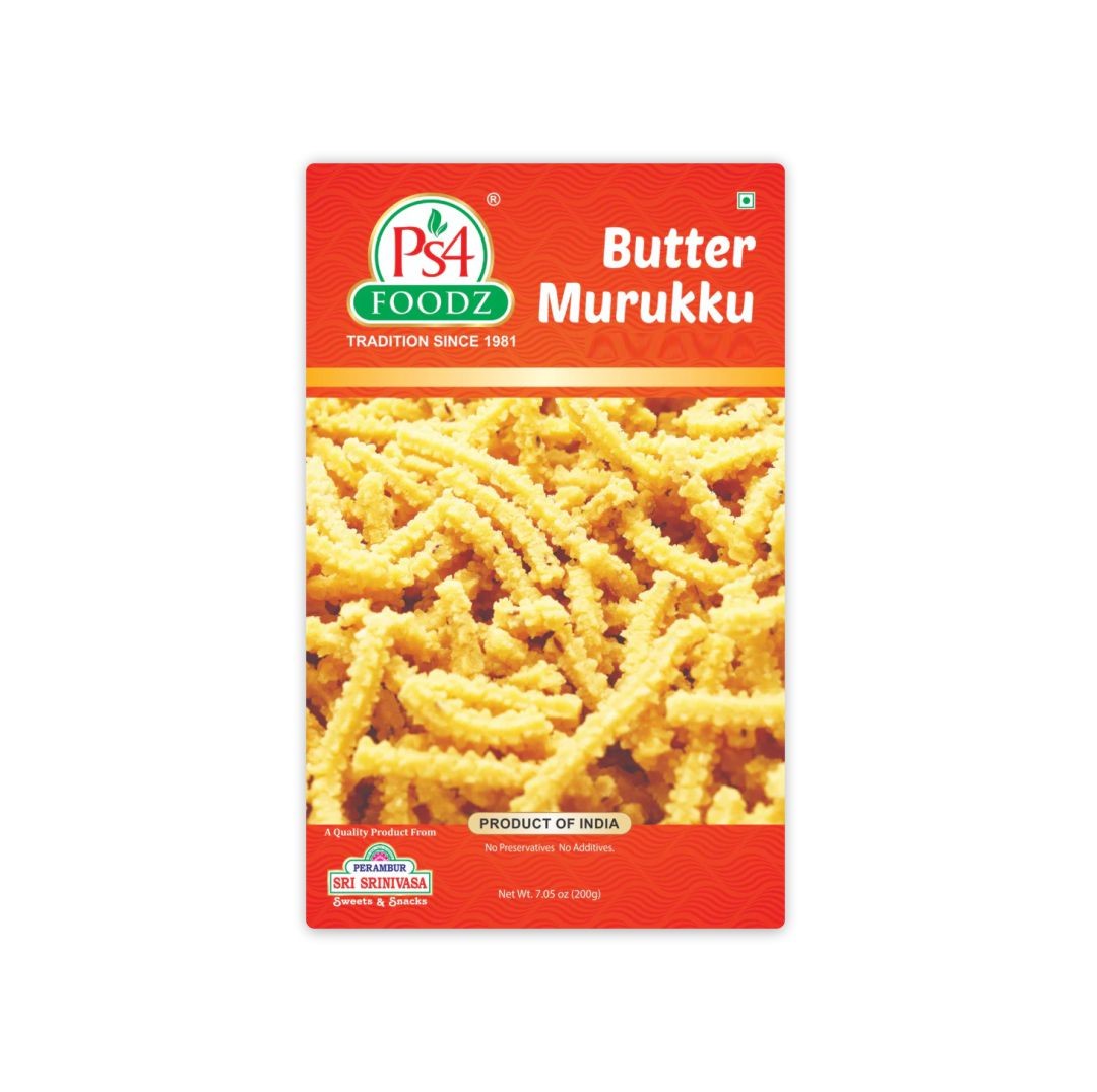BUTTER MURUKKU PS4 FOODZ 200 GM