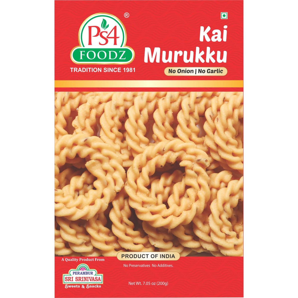 KAI MURUKKU PS4 FOODZ 200 GM