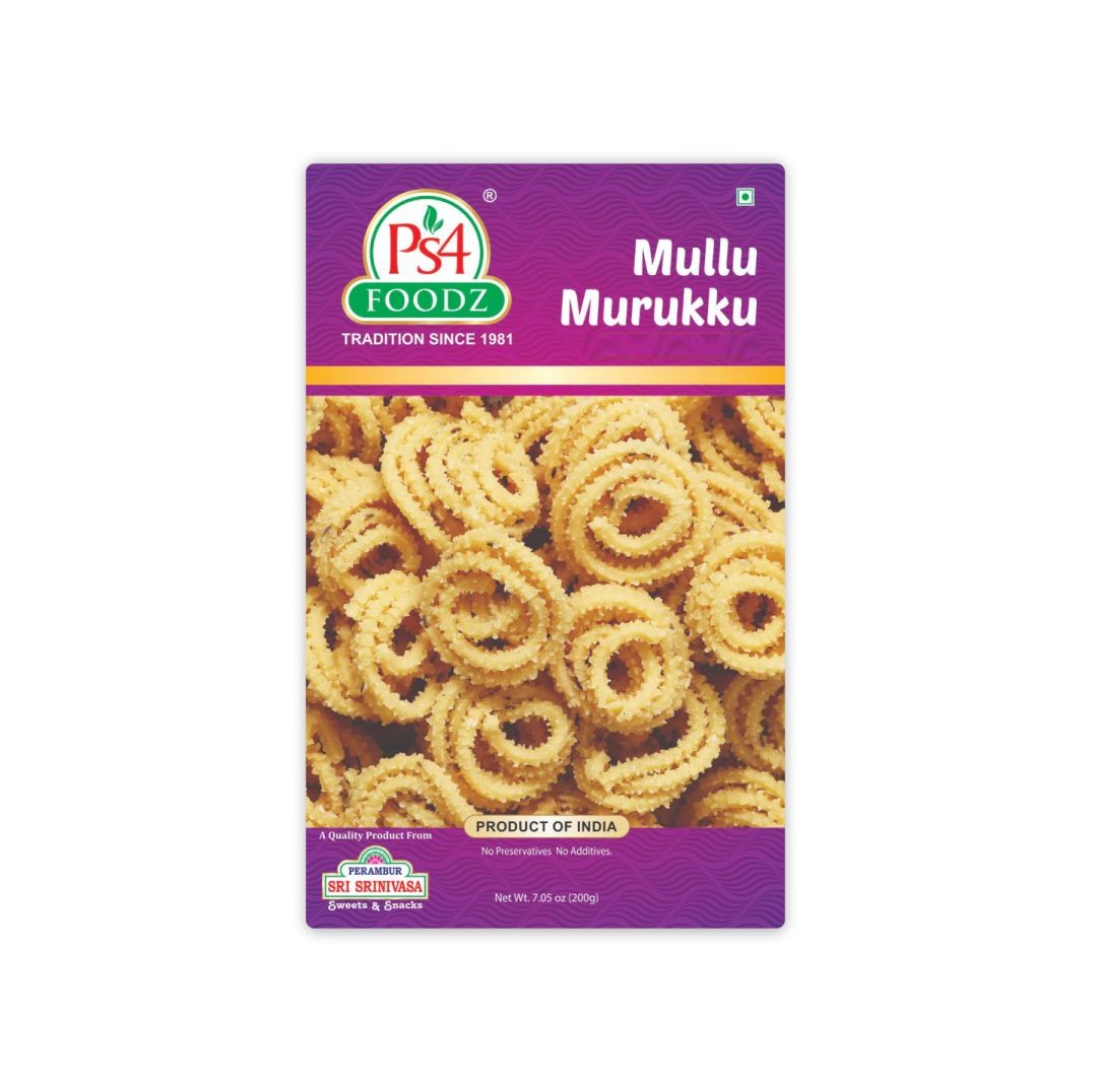 MULLU MURUKKU PS4 FOODZ 200 GM