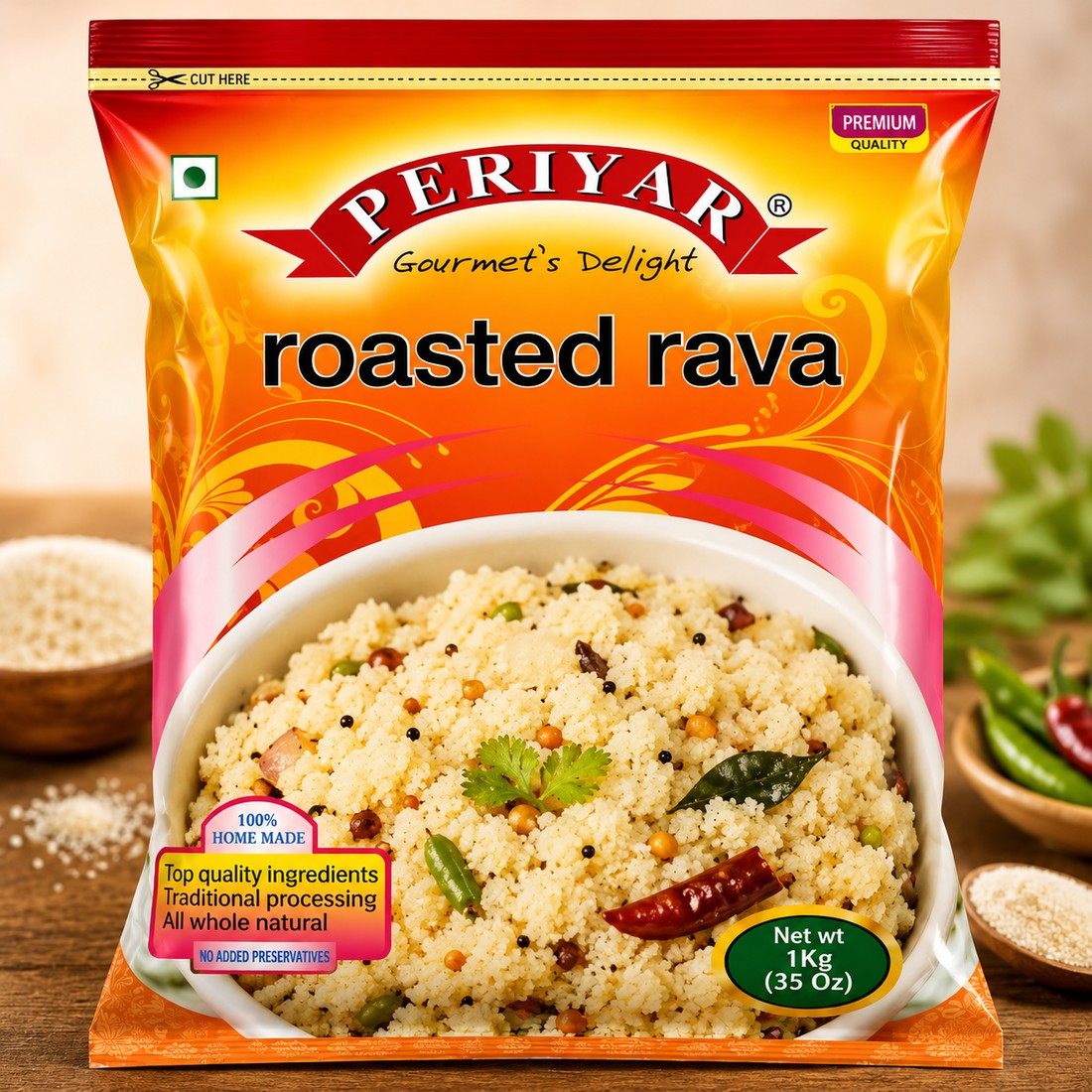 PERIYAR ROASTED RAVA 1 KG