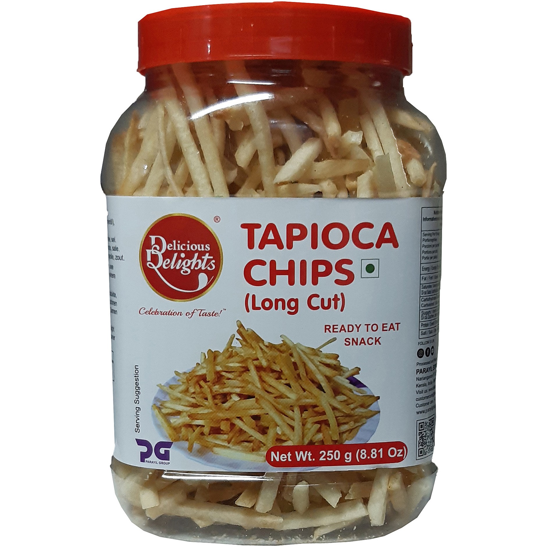 DD Tapioca Chips(Long Cut) 250 GM
