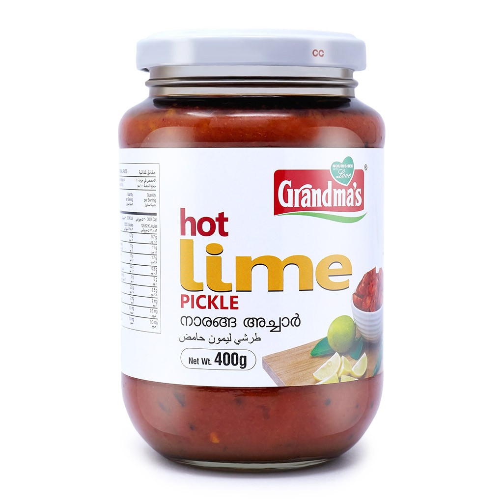 GRANDMA HOT LIME PICKLE 400 GM