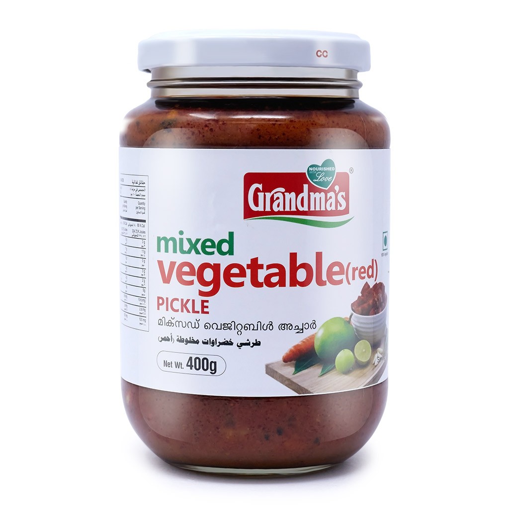 GRANDMAS MIXED VEGETABLE PICKLE 400 GM