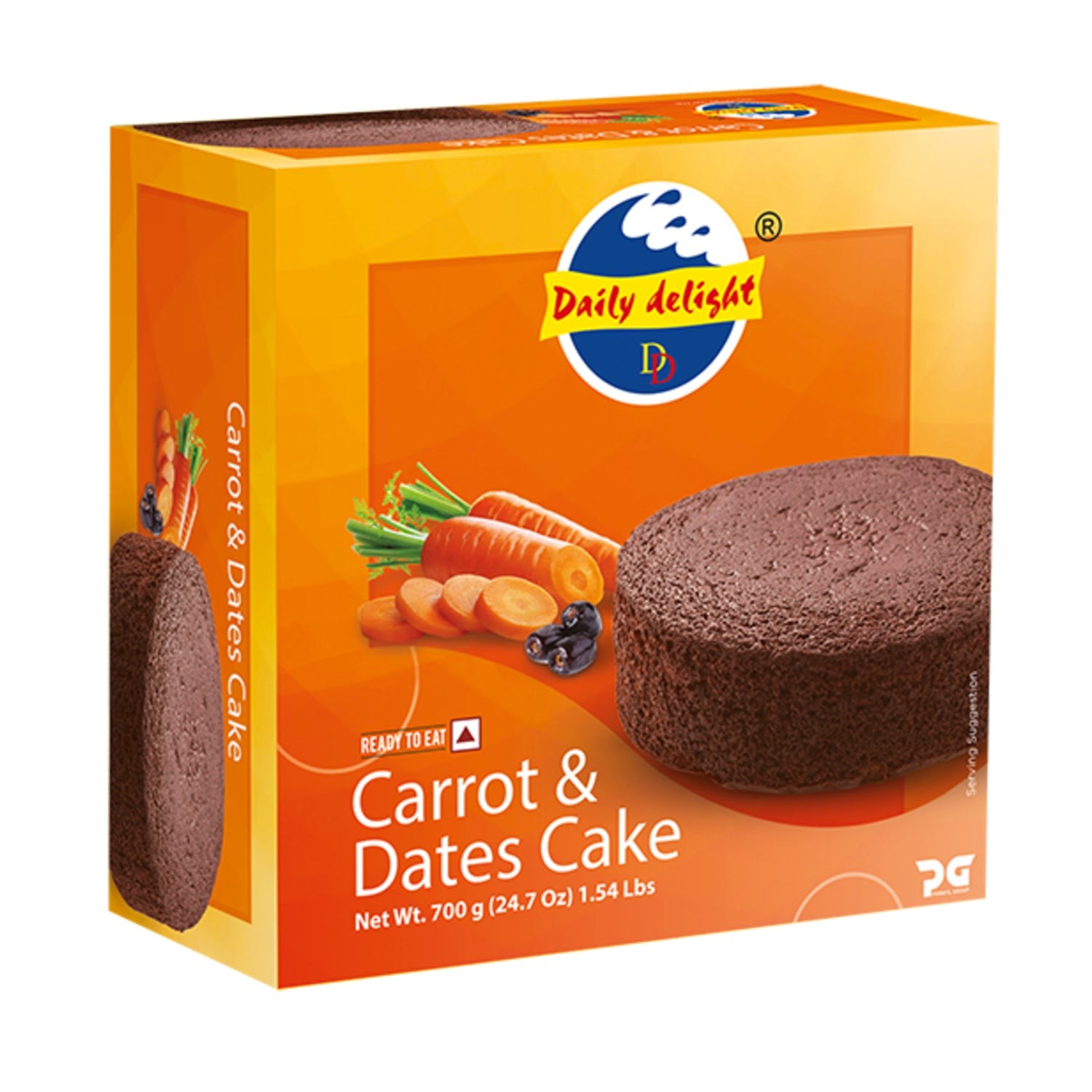 DAILY DELIGHT CARRAT AND DATES CAKE 700 GM