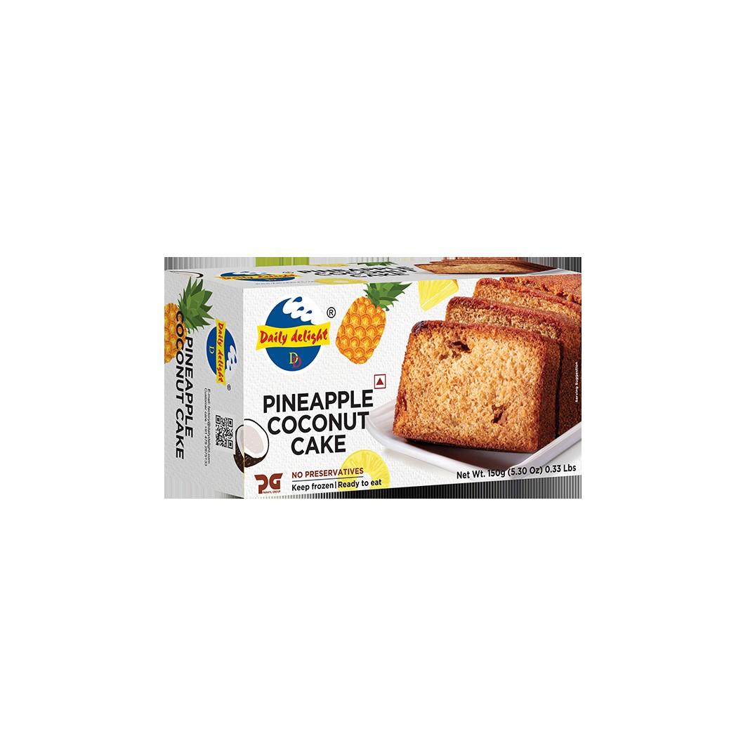PINEAPPLE COCONUT CAKE DAILY DELIGHT 150 GM