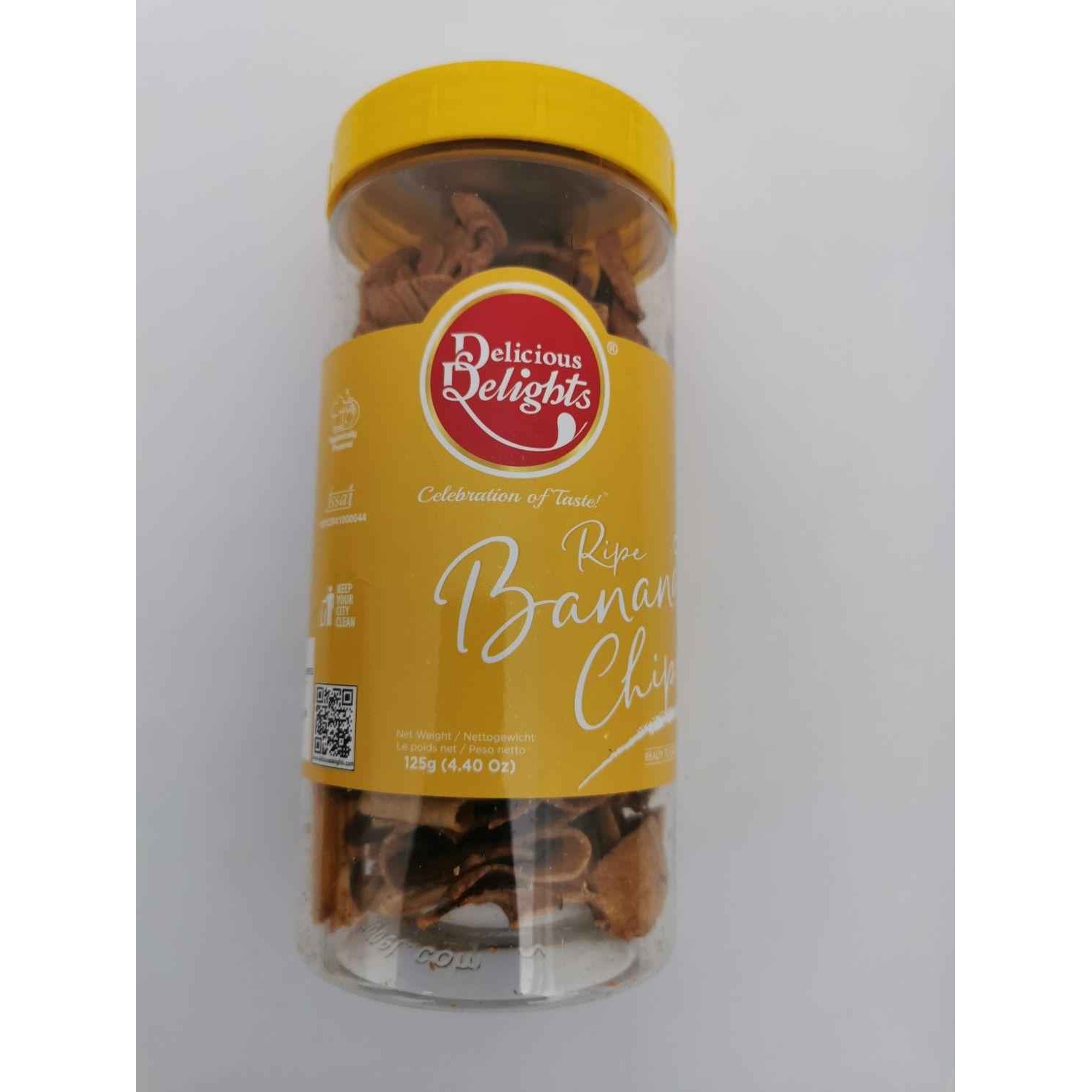DD RIPE BANANA CHIPS 125 GM