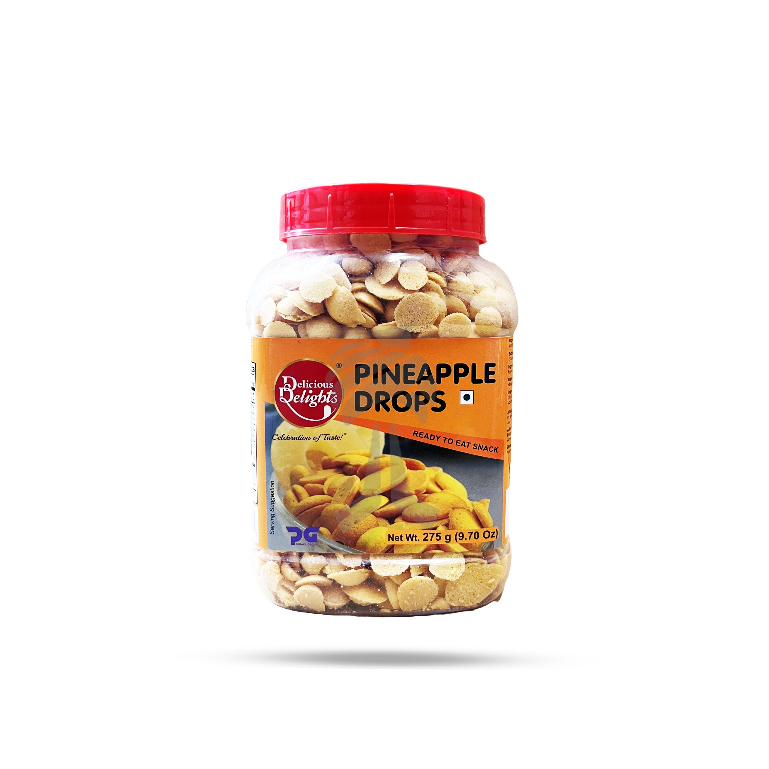 DELICIOUS DELIGHT PINEAPPLE DROPS 275 GM