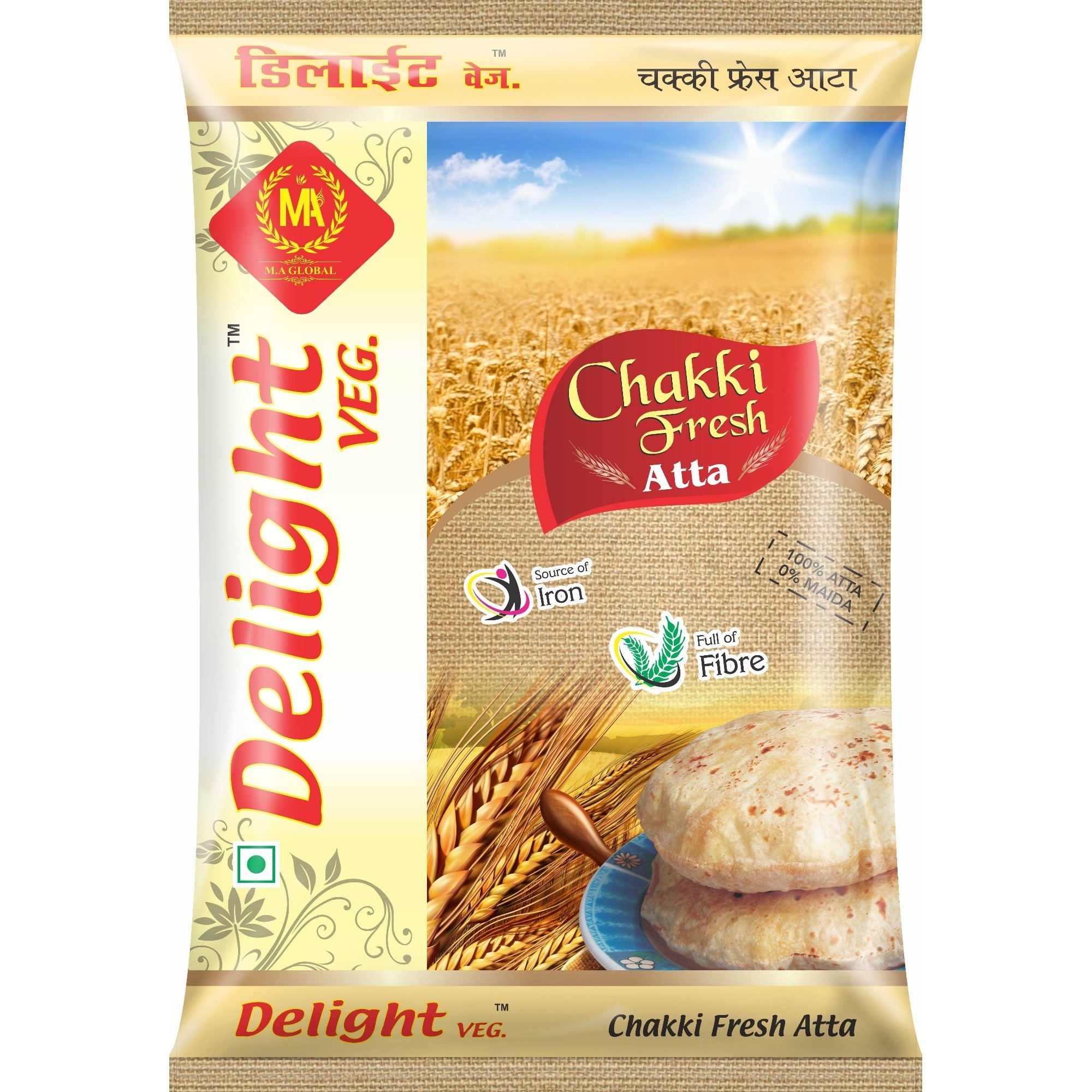 Daily Delight Chakki Fresh Atta 2.2 Lbs