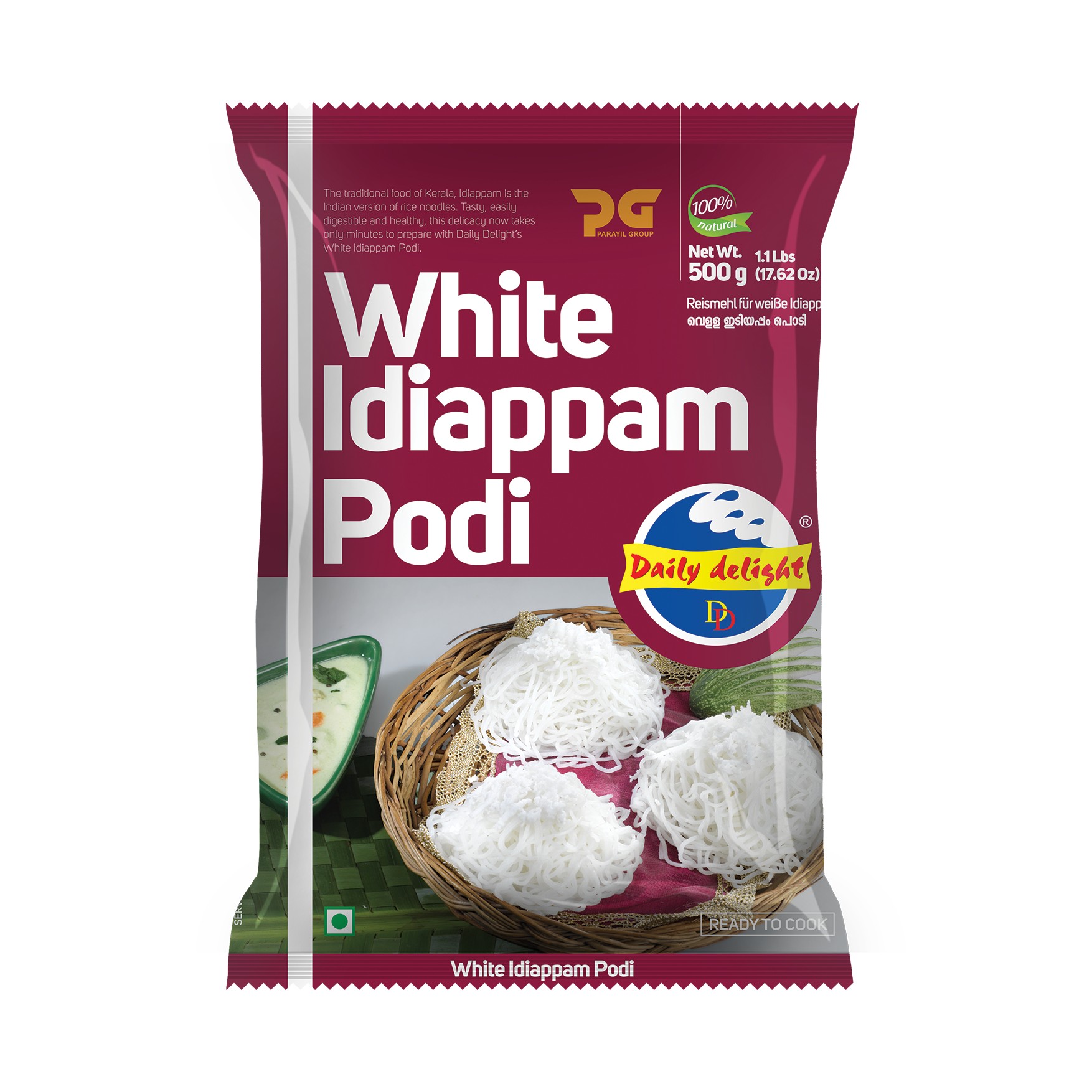 IDIYAPPAM PODI WHITE DAILY DELIGHT 1 KG