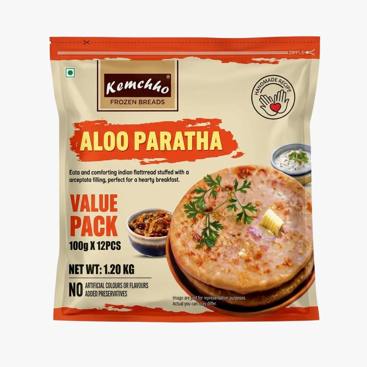 ALOO PARATHA EF 12 PCS