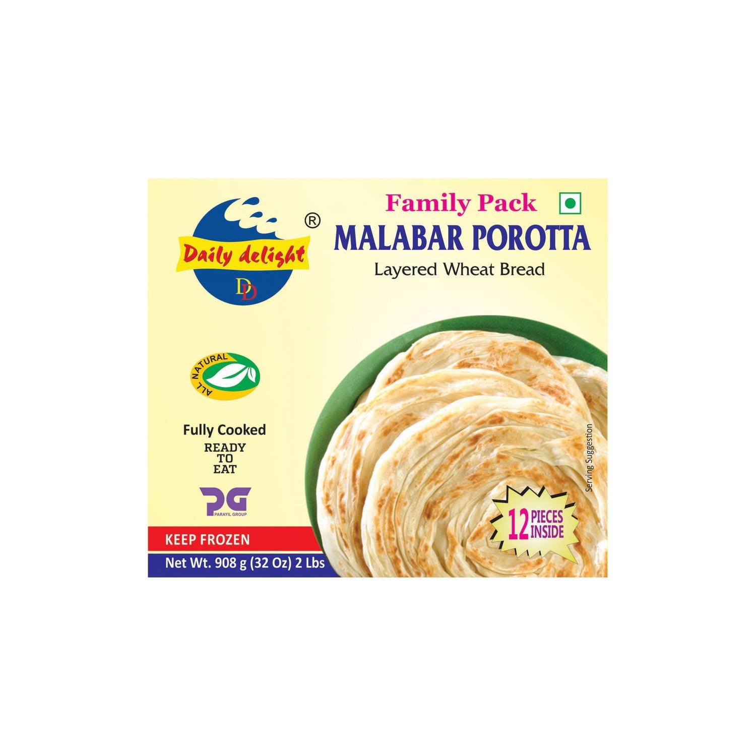 MALABAR PARATHA 12 PCS