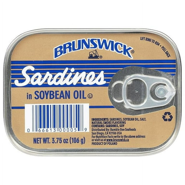 Brunswick In Soybean Oil 3.75 OZ