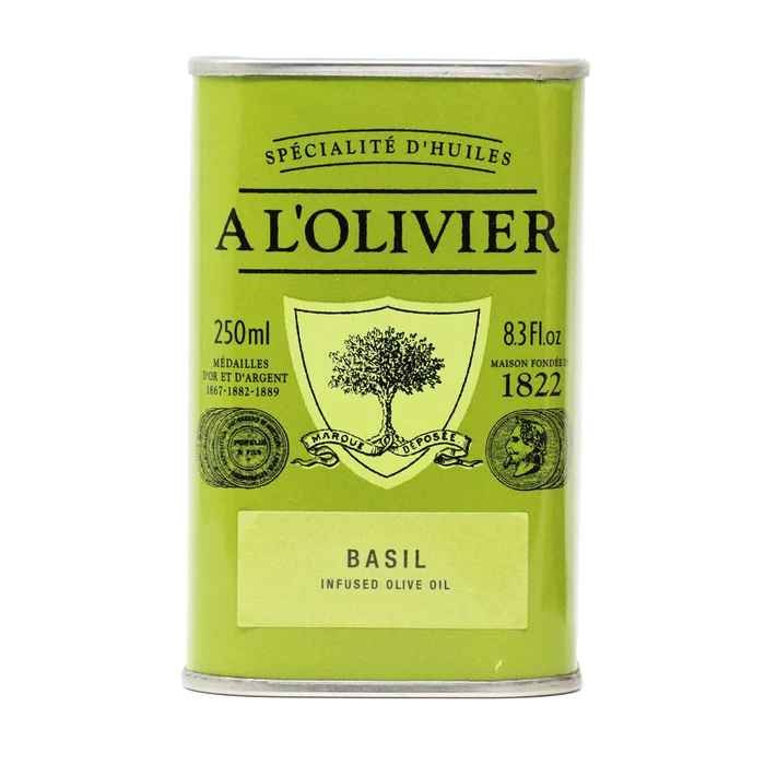 ALOLIVIER BASIL INFUSED EXTRA VIRGIN OLIVE OIL 0.56 Lbs