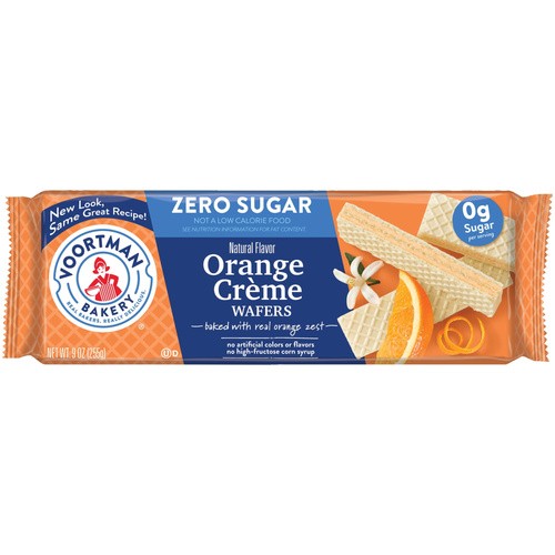 VOORTMAN SUGAR FREE WAFER ORANGE CRM 9 OZ