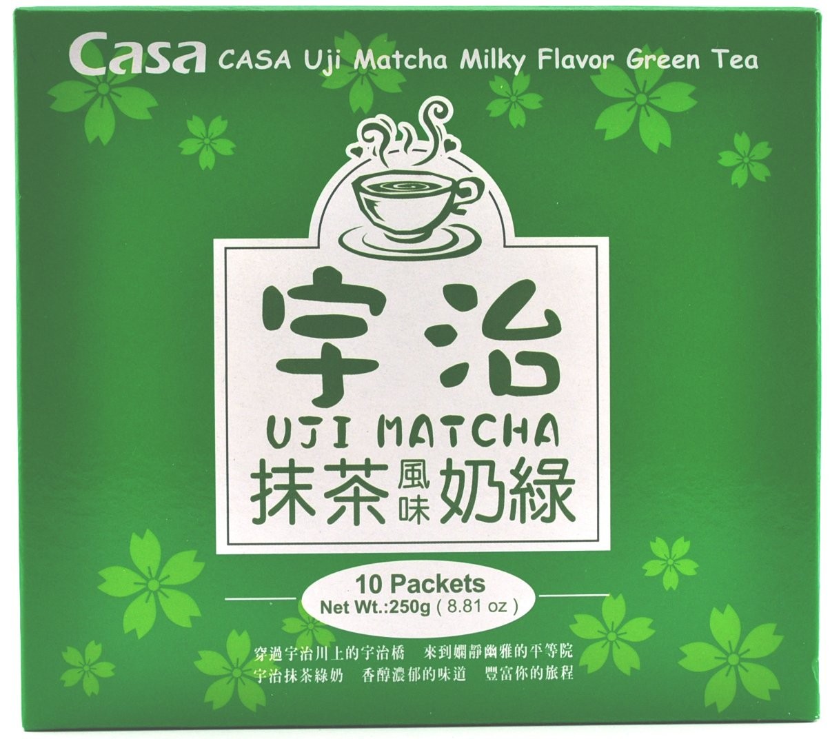 Casa Uji Matcha Milky Flavor Green Tea 10 PACK