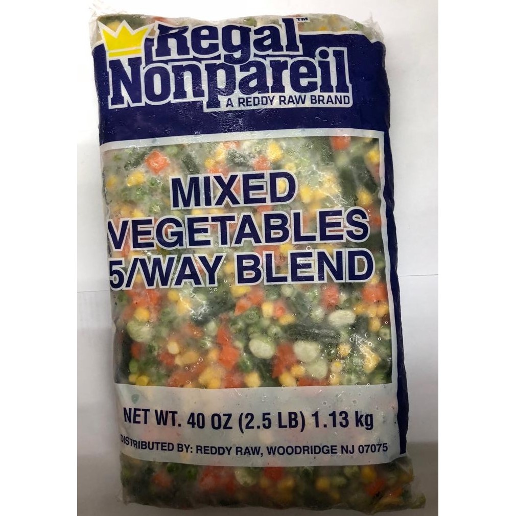 REGAL NONPAREIL MIXED VEGETABLES 2.5 LBS