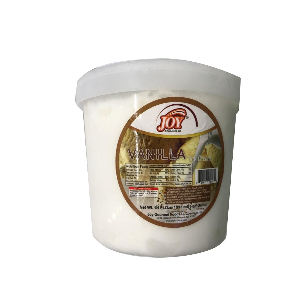 JOY VANILLA ICE CREAM 64 Floz