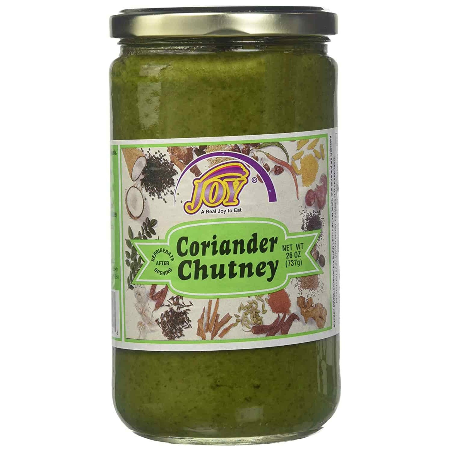 JOY CORIANDER CHUTNEY 26 OZ