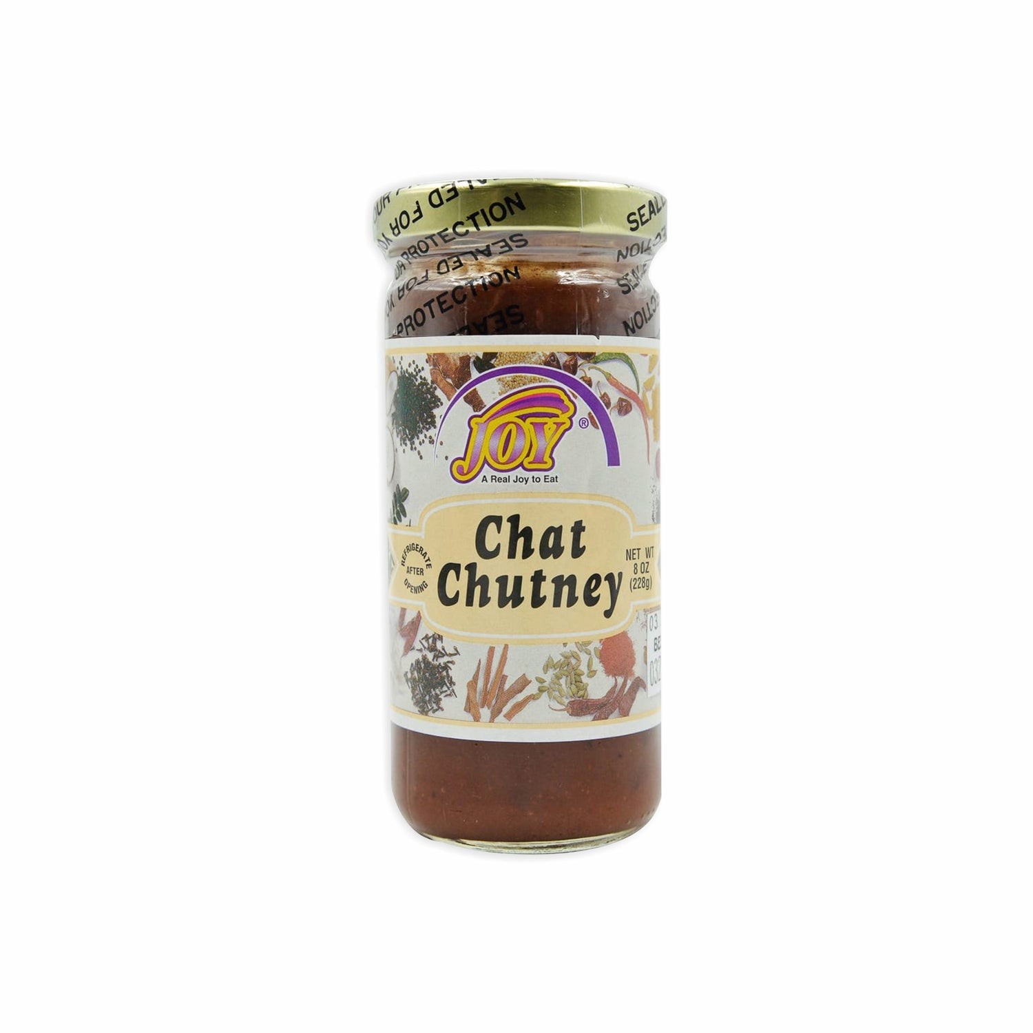 JOY CHAT CHUTNEY 8 OZ