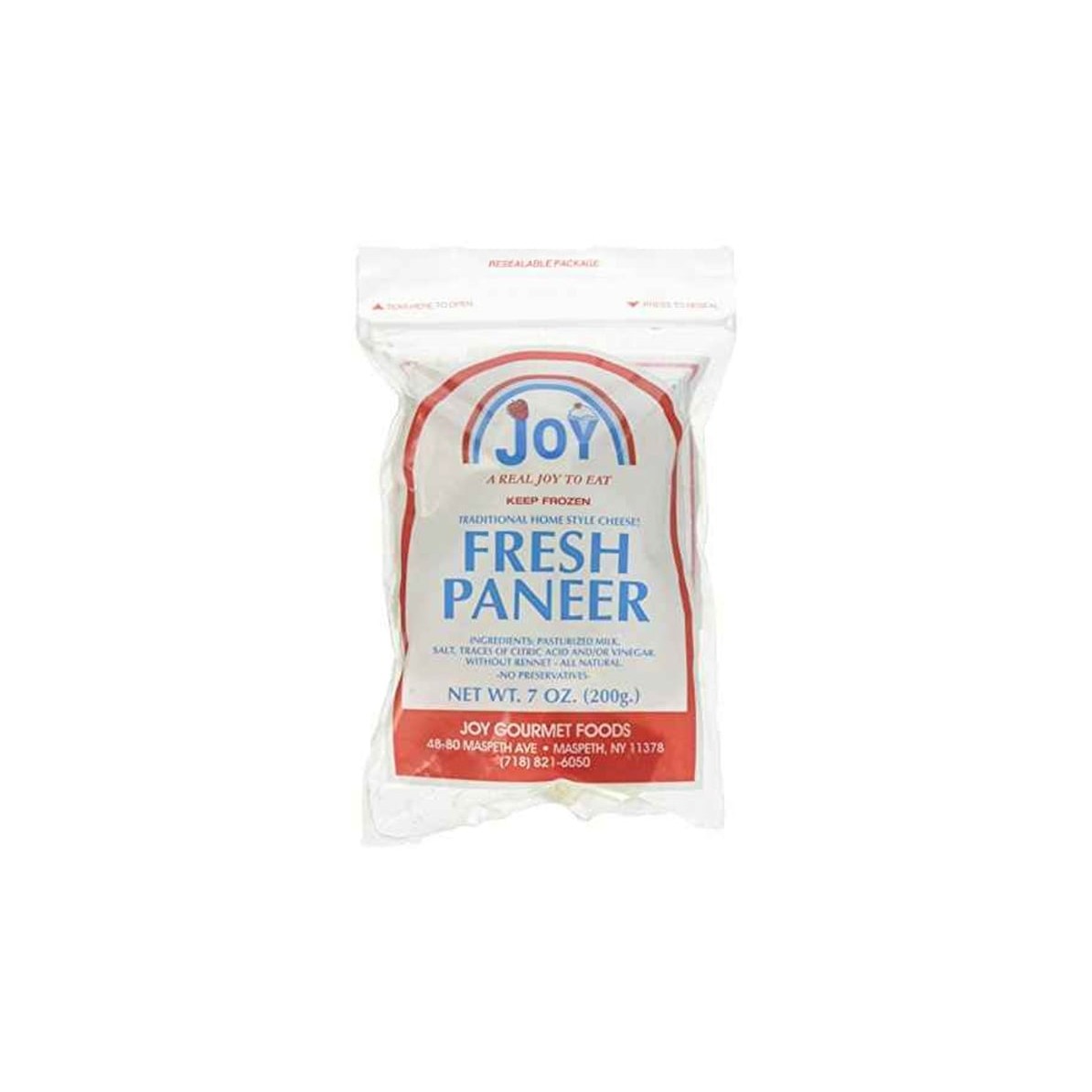 JOY FRESH PANEER 200 GM