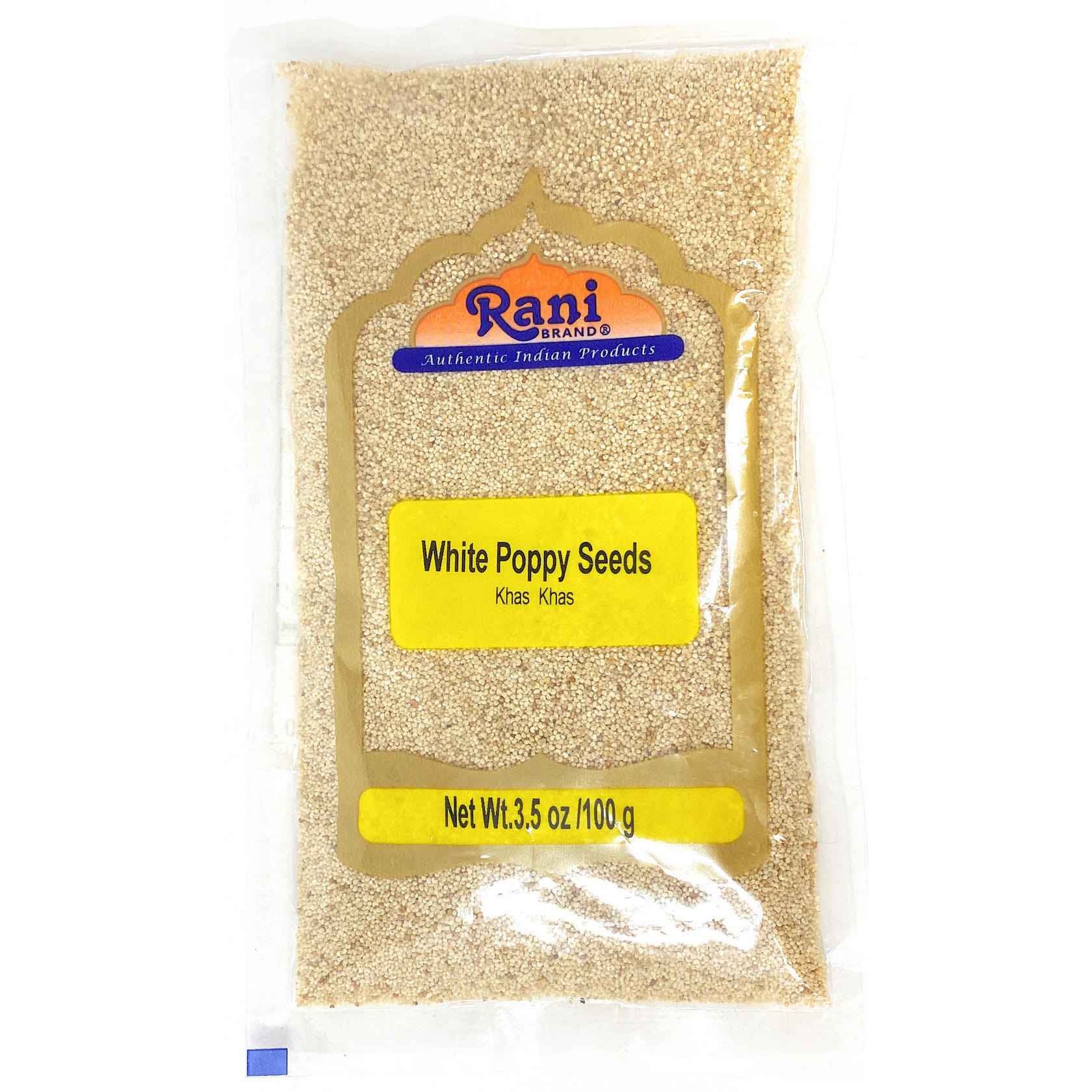 WHITE POPPY SEEDS RANI 3.5 OZ