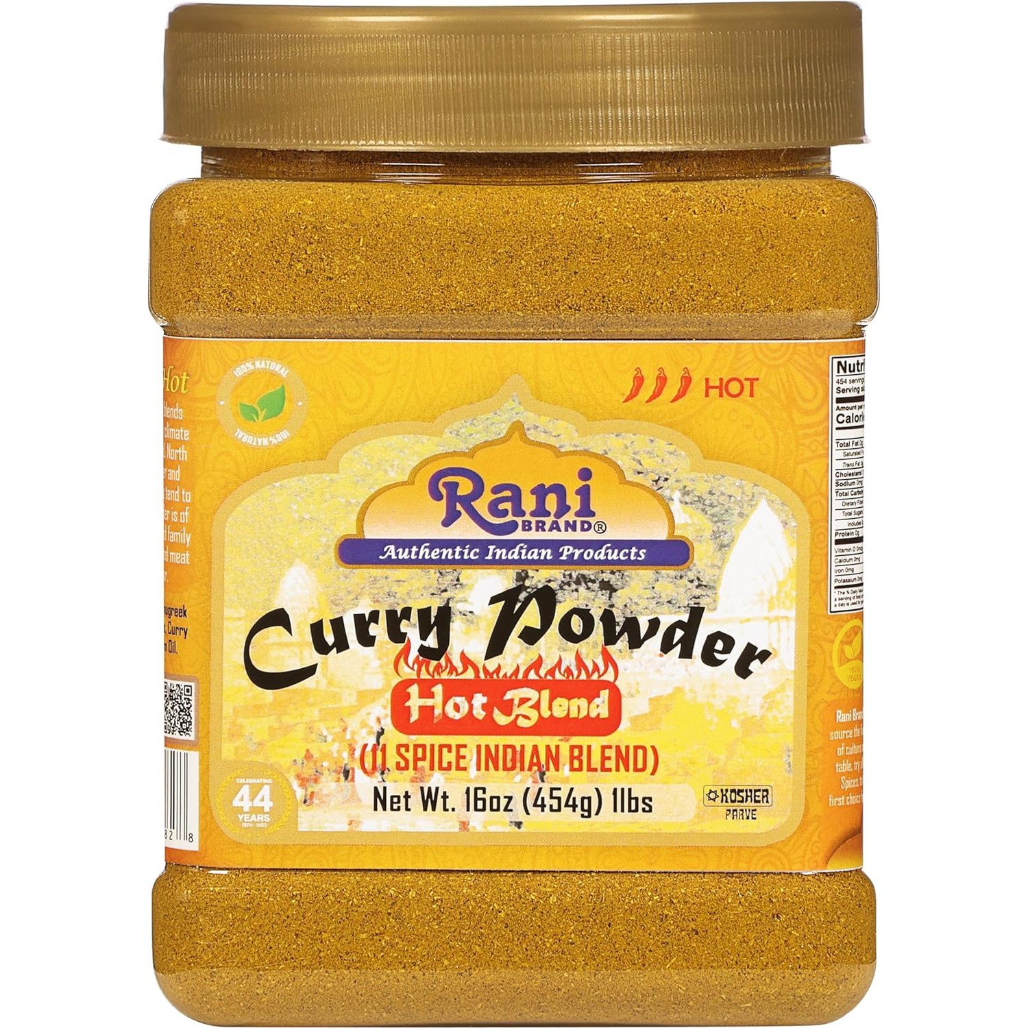 RANI CURRY POWDER HOT  16 Oz