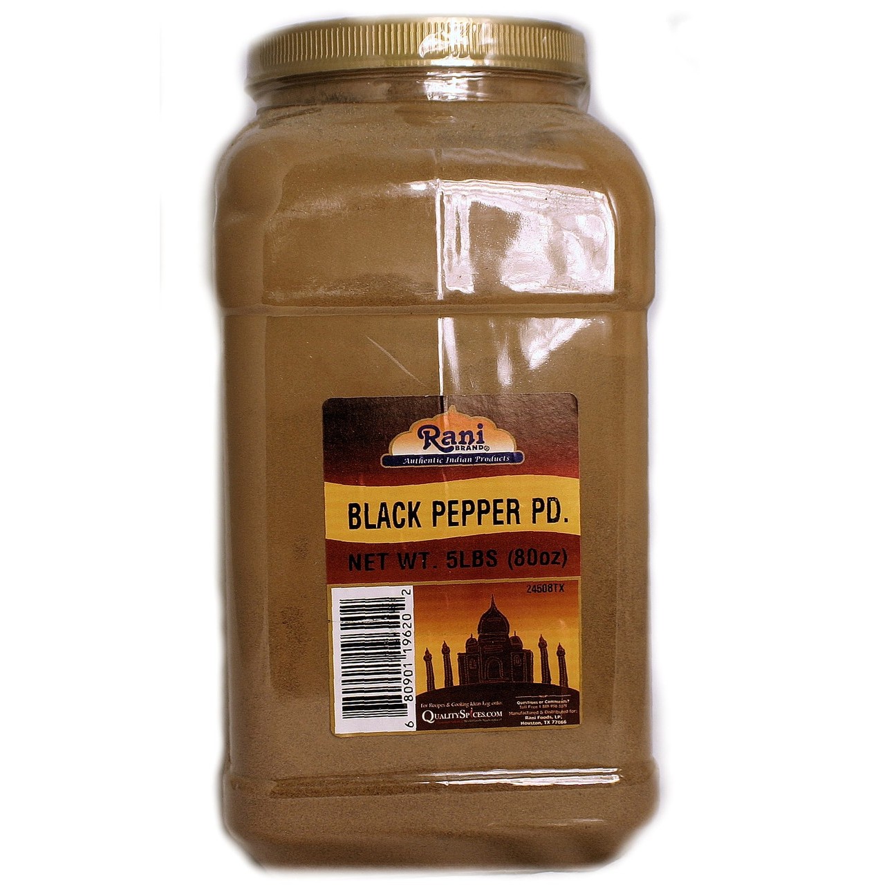 RANI BLACK PEPPER POWDER 5 LBS