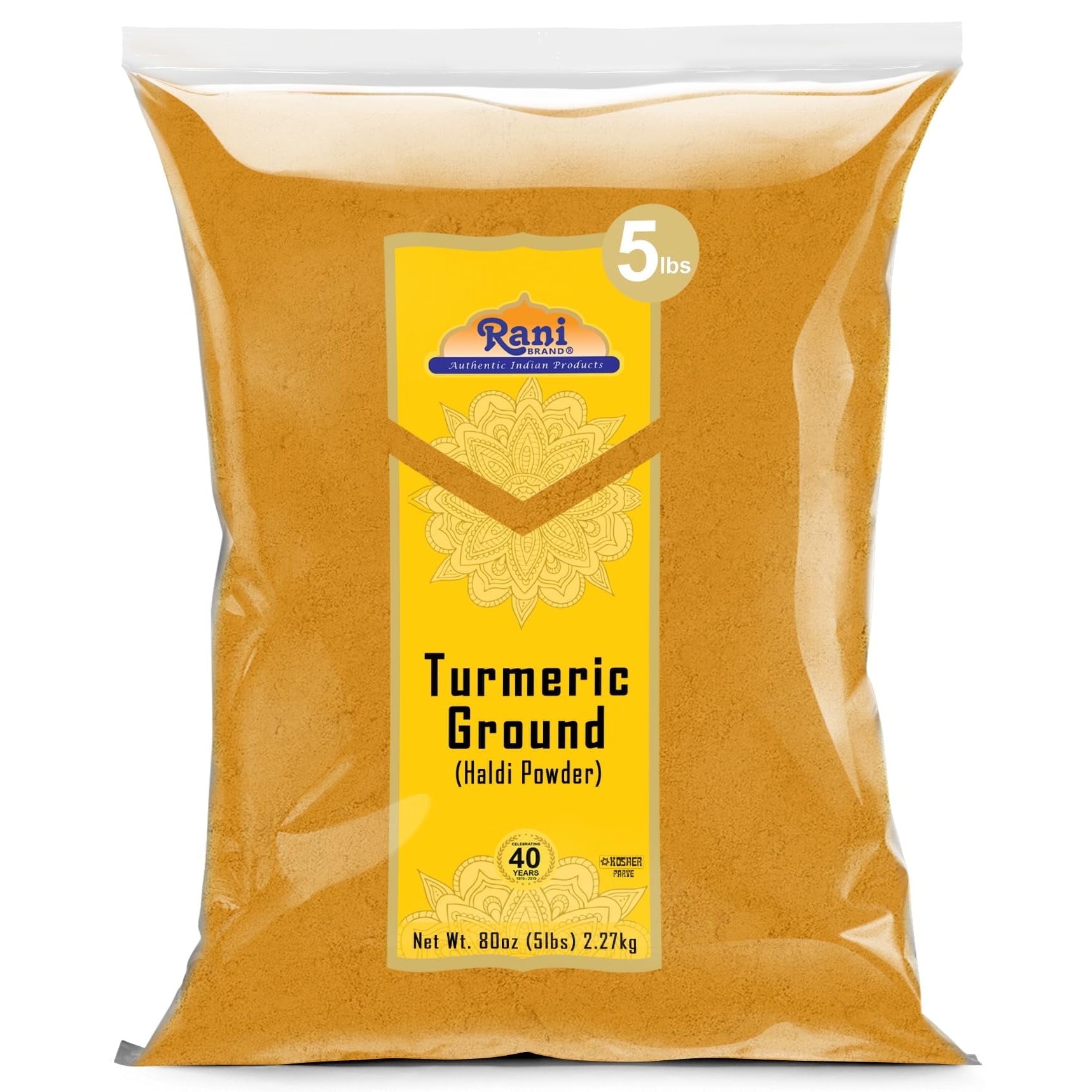 Rani Turmeric Pwdr  5 LBS