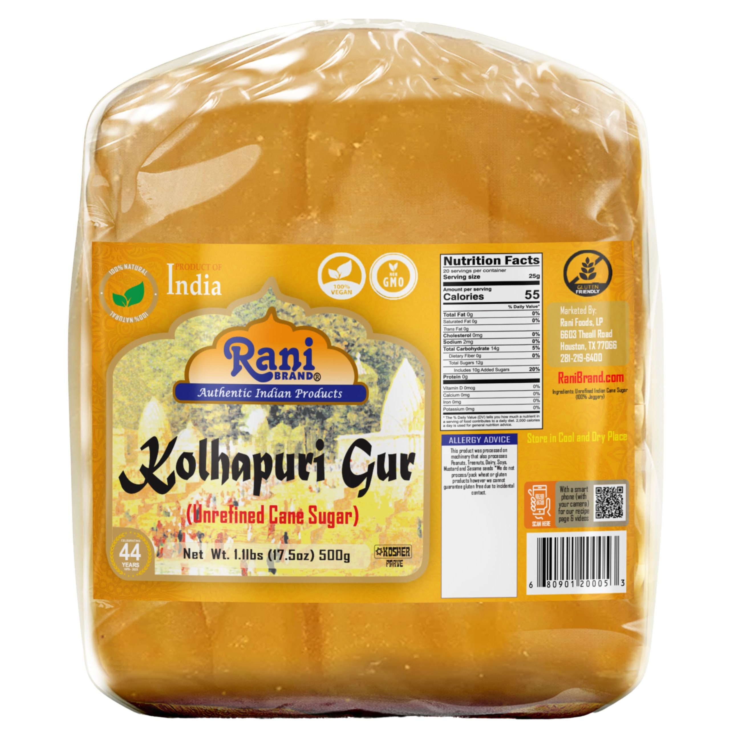 Rani Kolhapuri Gur 500 GM