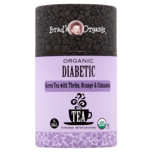 BRADS ORGANIC DIABETIC TEA 16 BAG