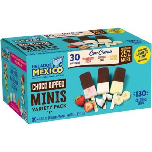 HELADOS M CHOCO DIPPED MINIS VARIETY     15 OZ
