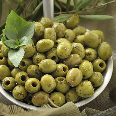 MOROCOLIVES PITTED GREEN OLIVES W HERBS 1 Lbs