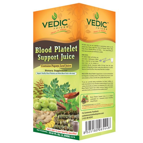 VEDIC BLOOD PLATELET SUPPORT JUICE 1 LTR