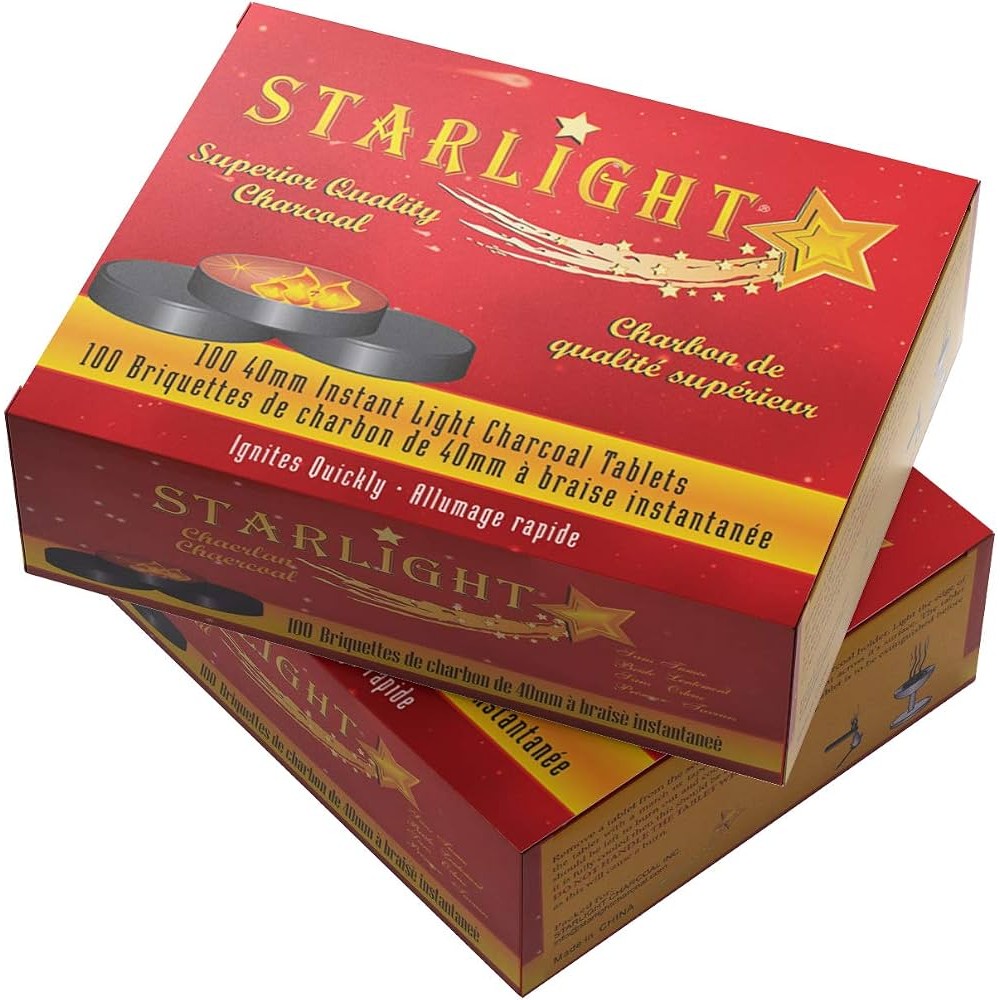 Starlight Charcoal 40mm 
 1 PACK