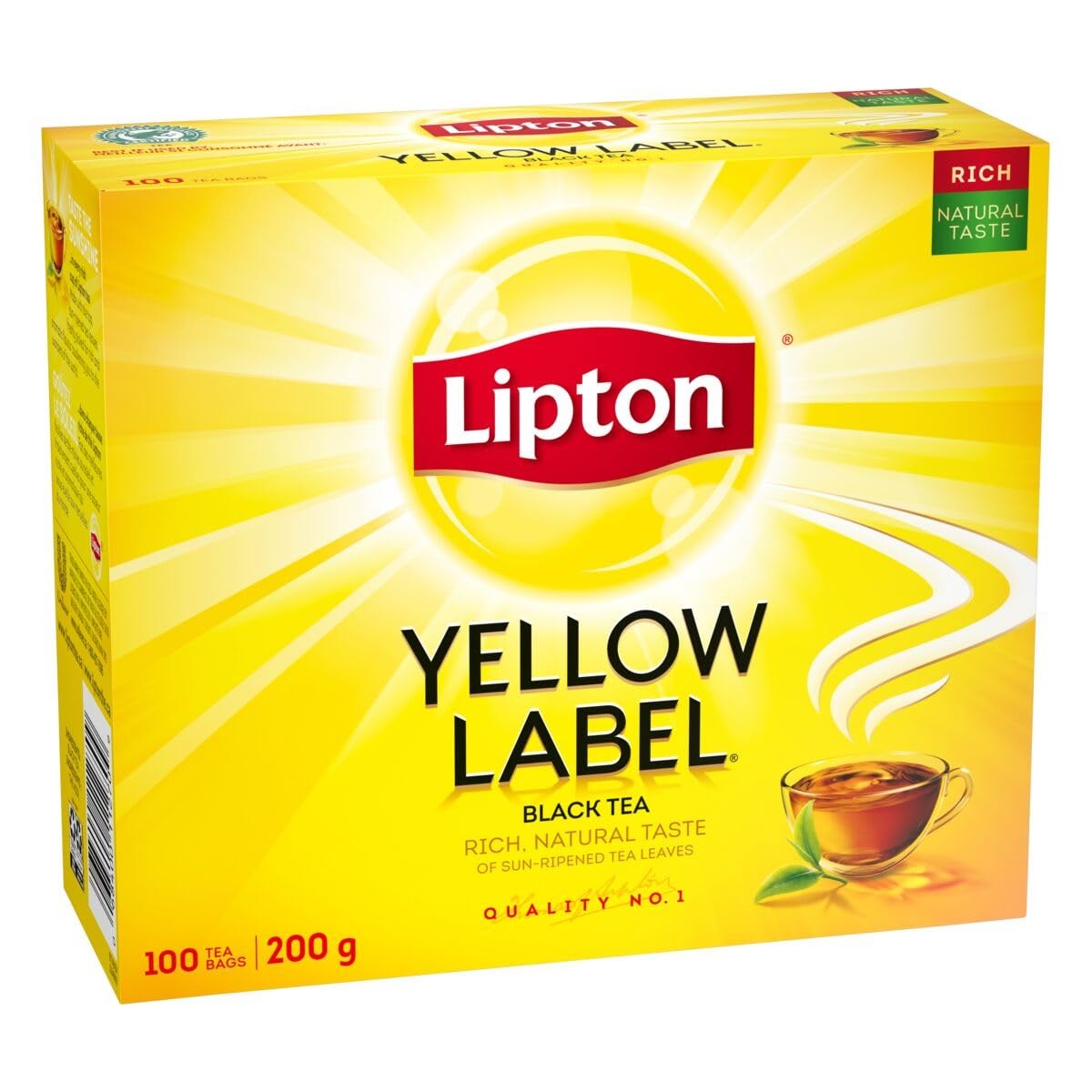 Lipton Yellow Label 100 Bag 200 GM